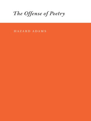 cover image of The Offense of Poetry